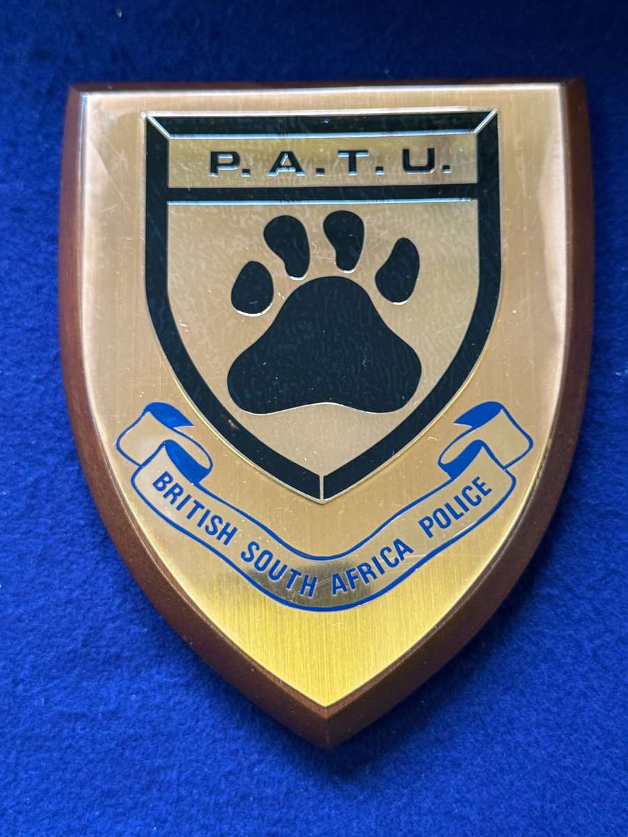 Rhodesian Plaques - PATU - British South Africa Police