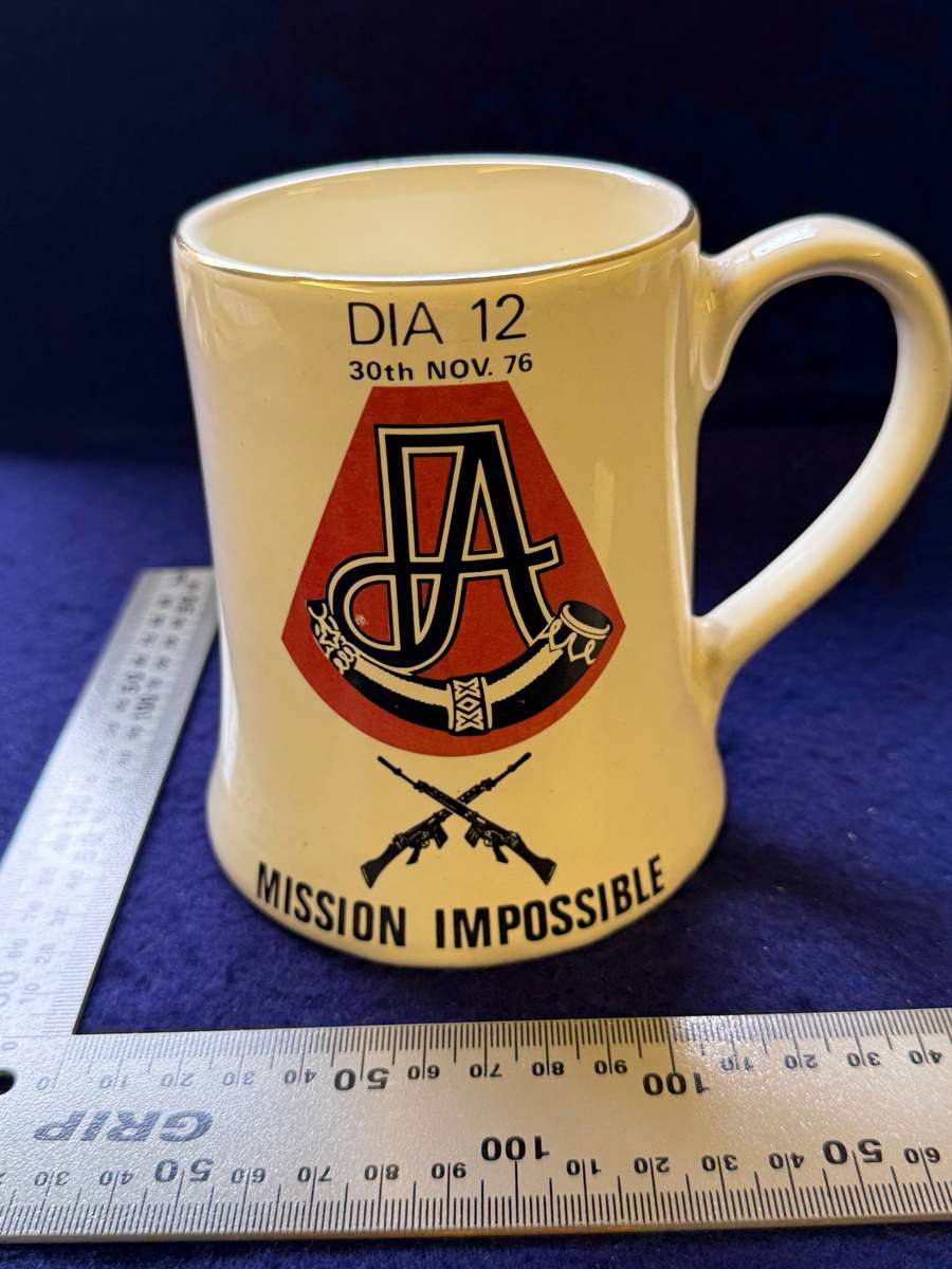 Rhodesian Mugs - INTAF - DIA 12, 30th Nov 76 - MISSION IMPOSSIBLE