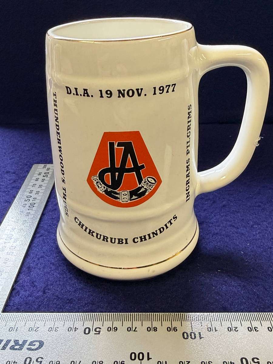 Rhodesian Mugs - INTAF - DIA 19 Nov 1977 - CHIKURUBI CHINDITS