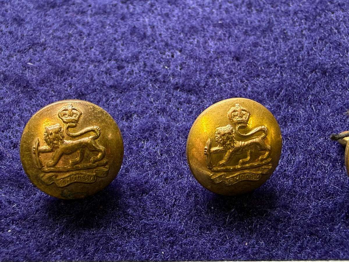 Rhodesian Buttons - General Army - FIRMIN, LONDON (4 Buttons)