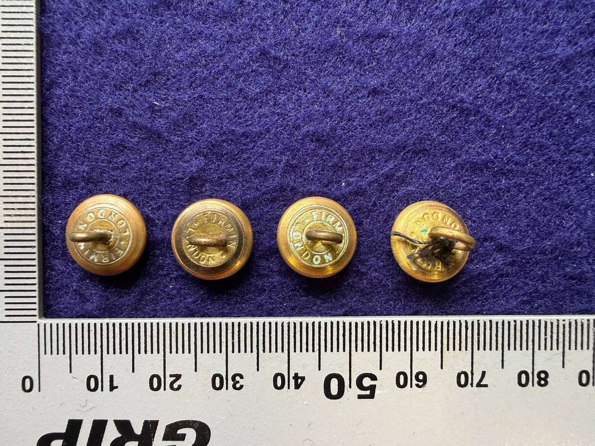 Rhodesian Buttons - General Army - FIRMIN, LONDON (4 Buttons)