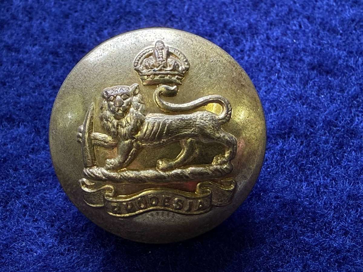 Rhodesian Buttons - General Army - KC - FIRMIN, LONDON (1 Button)