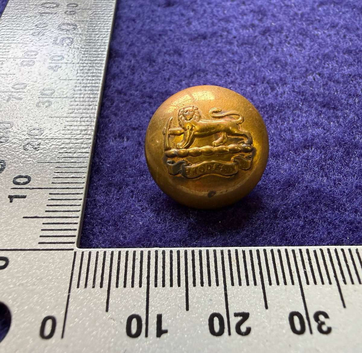 Rhodesian Buttons - General Army - FIRMIN, LONDON (1 Button)