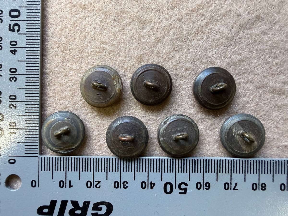 Rhodesian Buttons - General Army (5 Buttons)