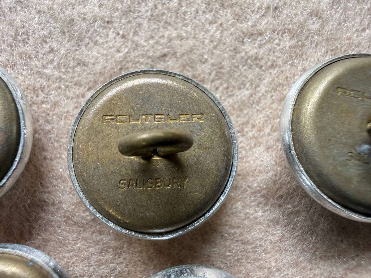 Rhodesian Buttons - General Army - REUTELER, SALISBURY (14 Buttons)