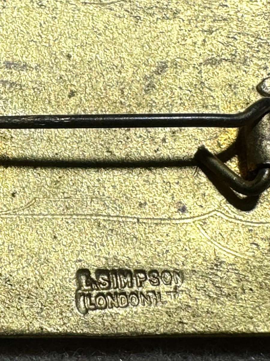 THE RHODESIAS & NYASALAND WSW - CENTRAL AFRICA BADGE, by L SIMPSON, LONDON