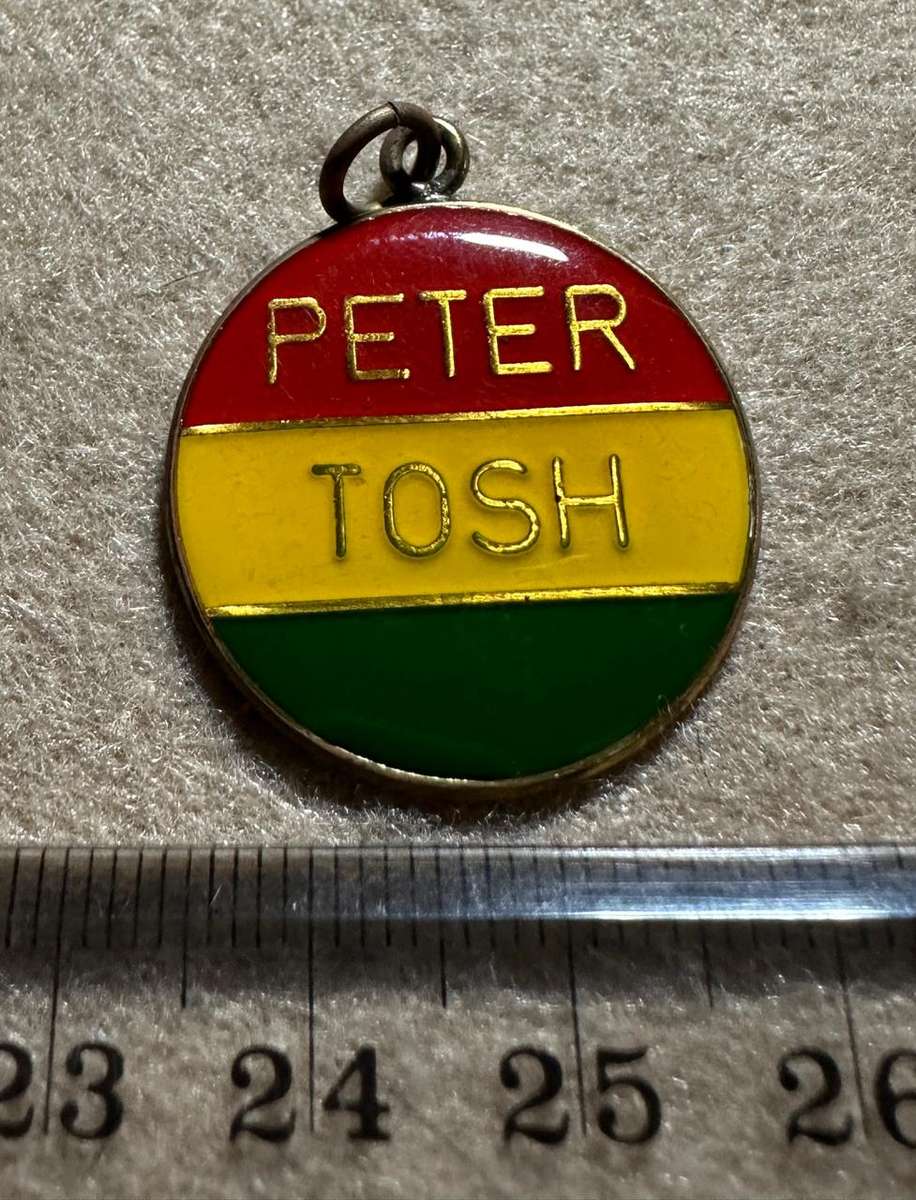 PETER TOSH PIN, Manufactured by REUTELER, SALISBURY
