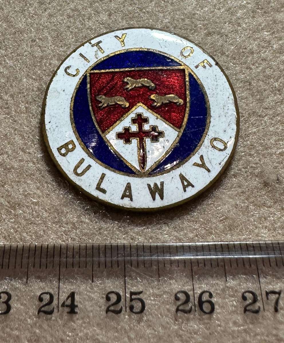 Rhodesian City Councils - CITY OF BULAWAYO BROOCHE VARIANT, by LAMBOURNDS, BIRMINHAM