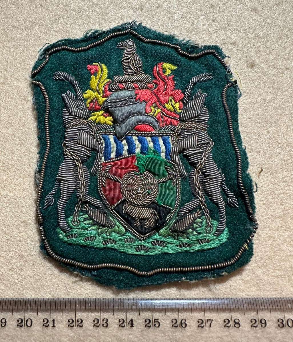 Rhodesian Railways - RHODESIAN AFRICAN WORKERS UNION BLAZER BADGE COTTON