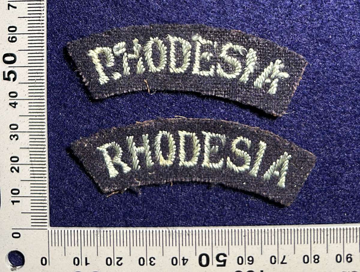 Rhodesian Air Force - SET WORN BY RHODESIANS IN CANADA AT SFTS WW2