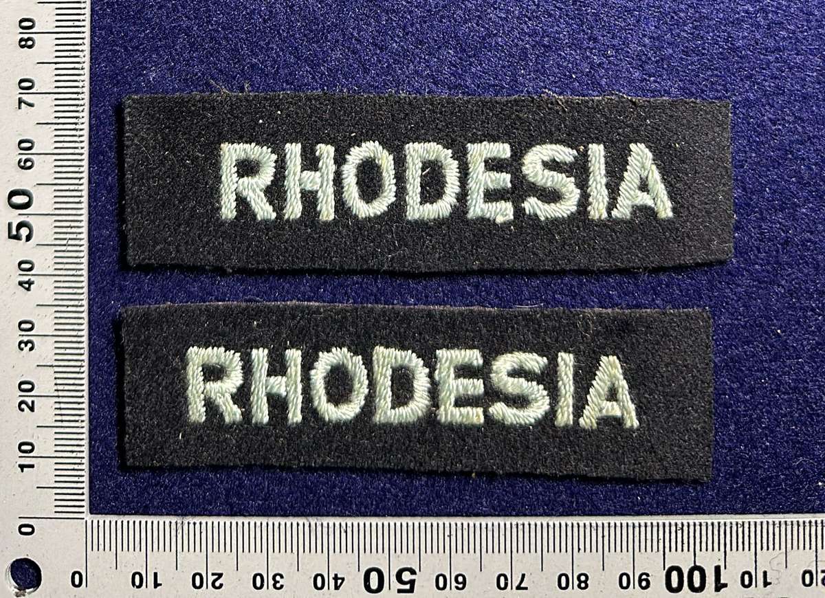 Rhodesian Air Force - SETS RHODESIA TITLE WORN WW2