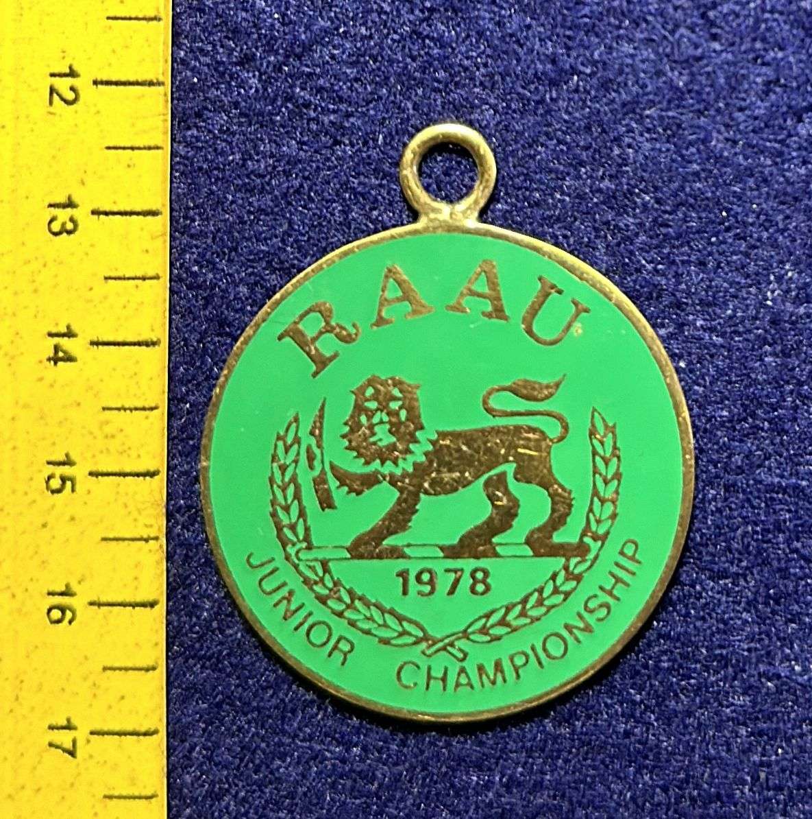 Rhodesia Badges General - RAAU JUNIOR CHAMPIONSHIP - 1978
