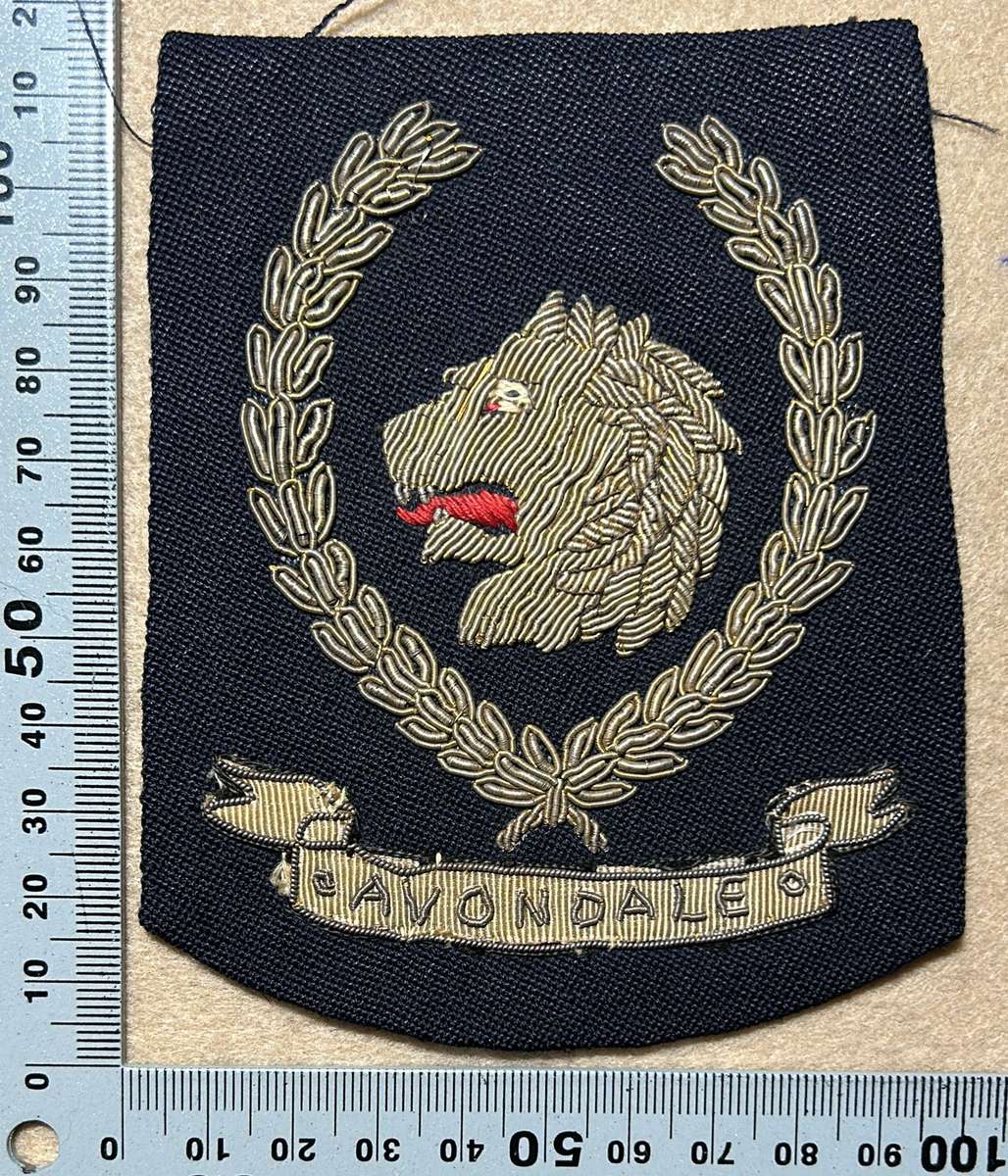Rhodesian Sports Clubs - AVONDALE SPORTS CLUB - BULLION BADGE & ARTWORK