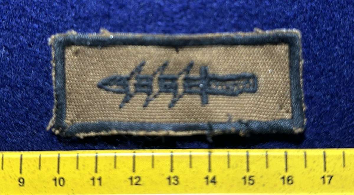 SA ARMY - 61 MECH BLACK EMBROIDERED ON NUTRIA - QUALIFICATION BADGE