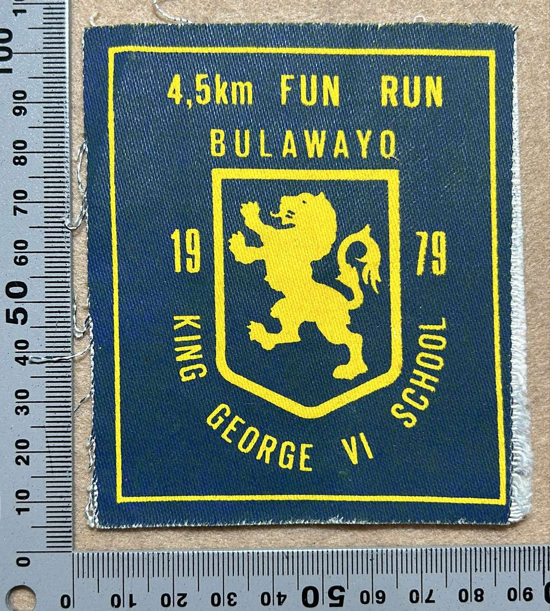 Rhodesian Sports Clubs / Schools - KING GEORGE - BULAWAYO - FUN RUN - 1979