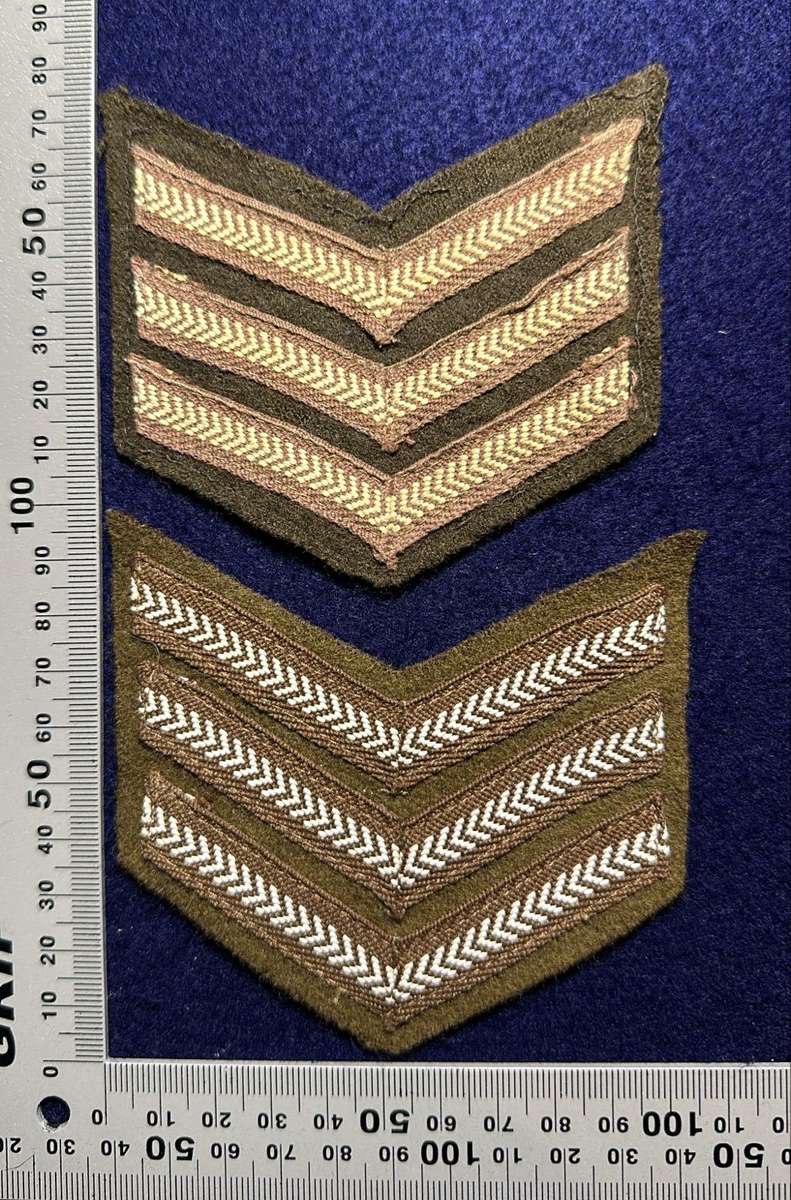 SADF Sergeant Rank Pair - Material