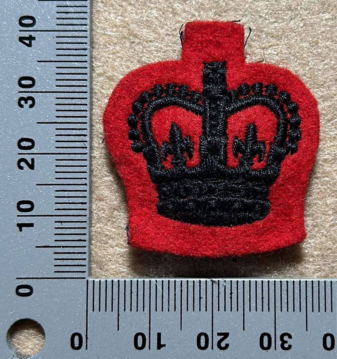 RHODESIA REGIMENT - QC RANK CROWNS VARIANTS