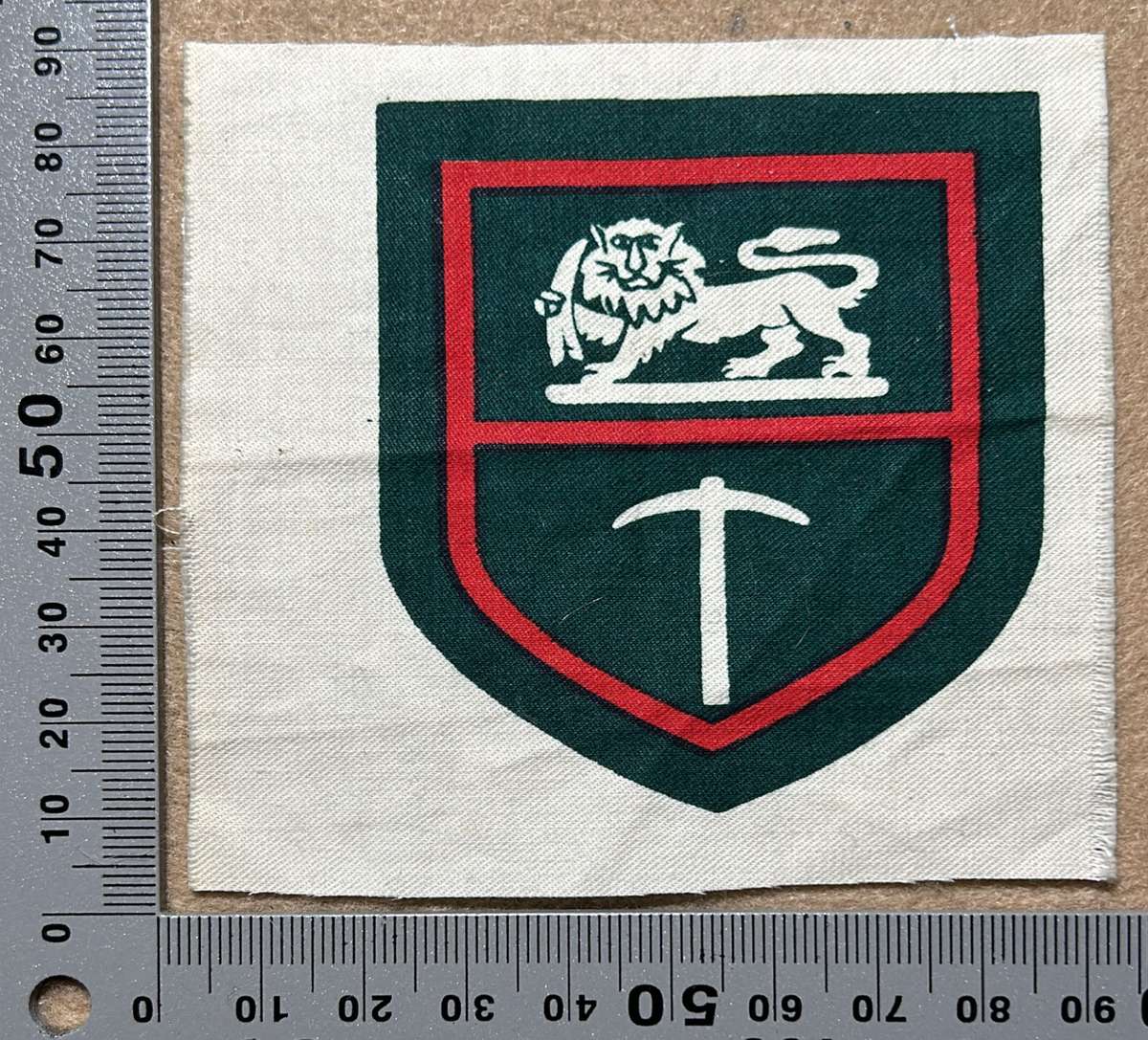 RHODESIA ARMY - PROFICIENCY BADGES - 8 ARMY FLASHES SCREEN PRINTS LARGE