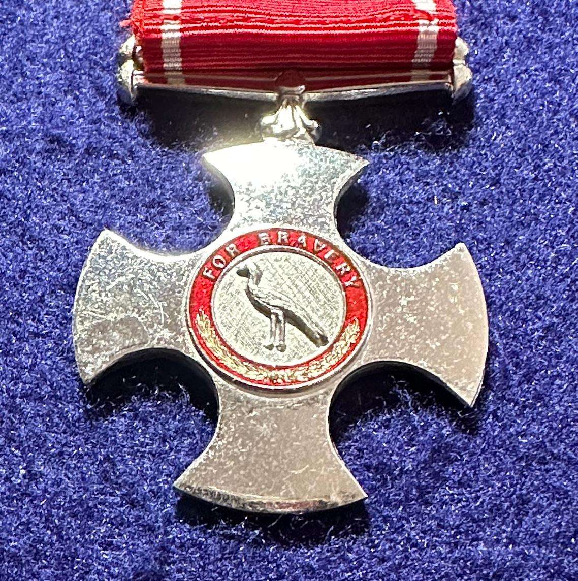 SA Military Decorations & Medals - Transkei Defence Force Cross for Bravery - Full Size