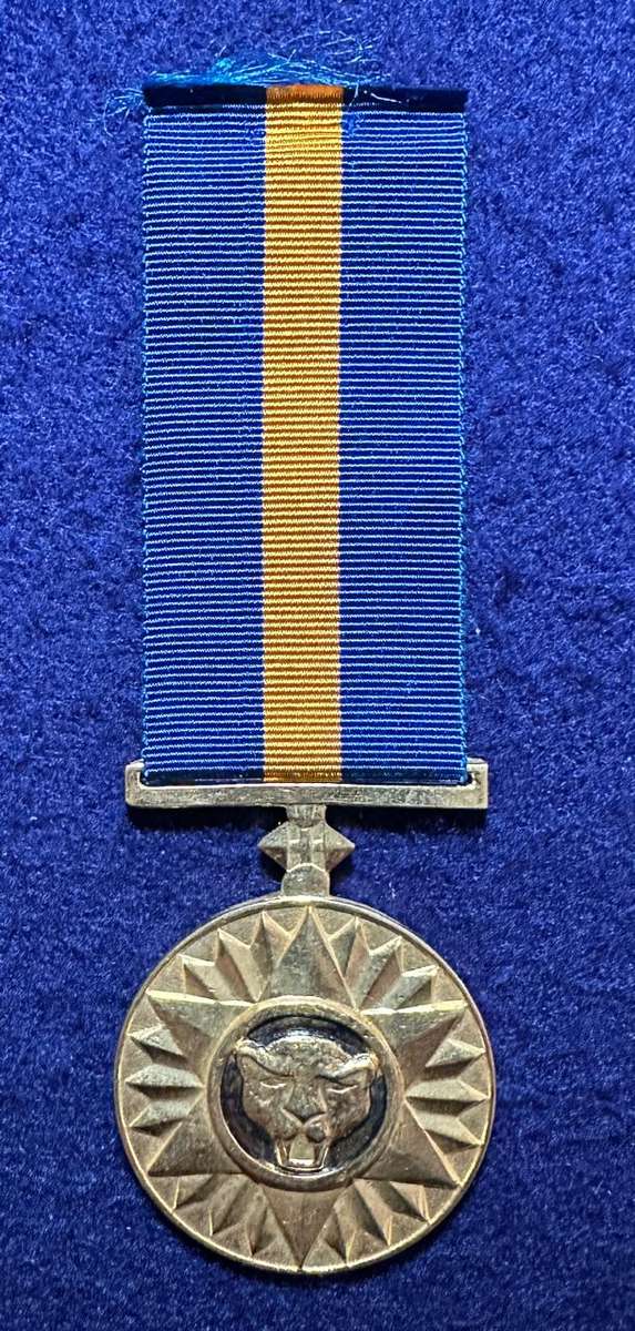 SA Military Decorations & Medals - Bop Defence Force Merit Medal - Full size - Variation (Named)