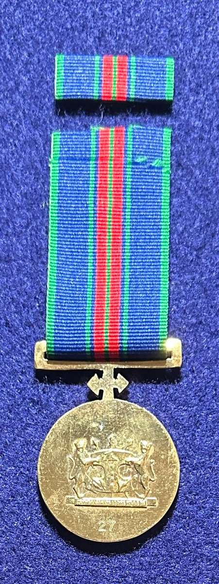 SA Military Decorations & Medals - Bophuthatswana Marumo Medal Class 1 (Gold) - Numbered 27 - Full S