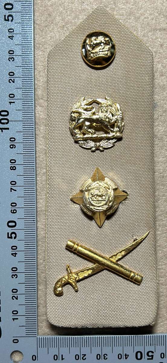 RHODESIA Ranks - SHOULDER BOARDS - LIEUTENANT GENERAL