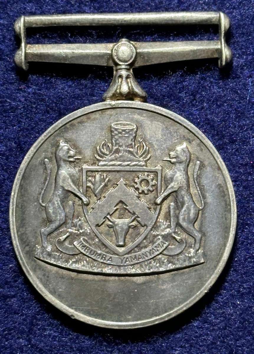 SA Military Decorations & Medals - Transkei 30 Years Service Medal - FS, Named Lt. Kol Baker - 1981