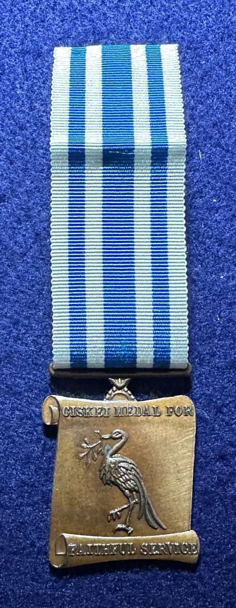 SA Military Decorations & Medals - Ciskei Medal for Faithful Service - Full Size