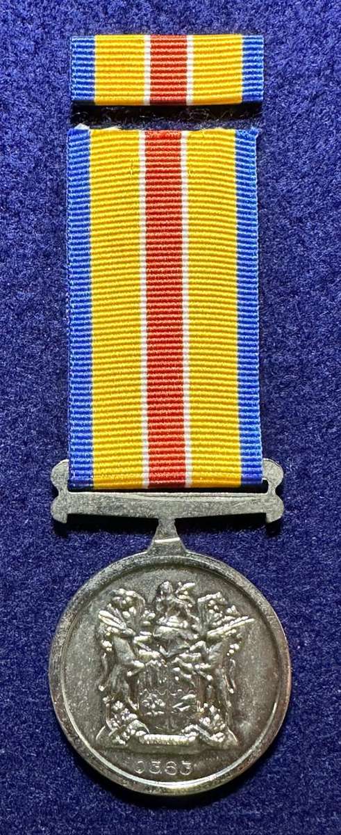 SA Military Decorations & Medals - MK/APLA South Africa Service Medal - Full Size - Numbered 0363