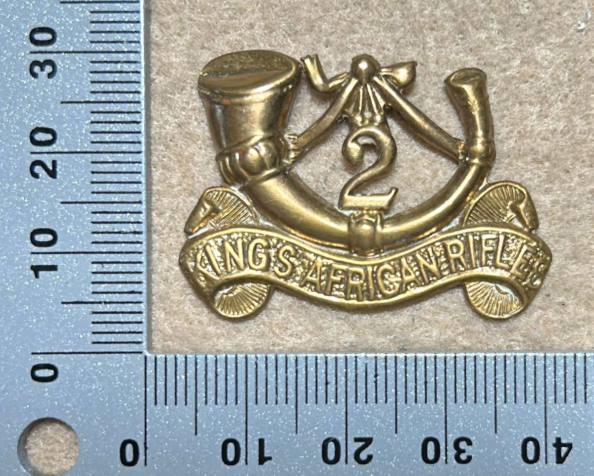 RHODESIA KINGS AFRICAN RIFLES - 2nd Battalion KAR - Damaged