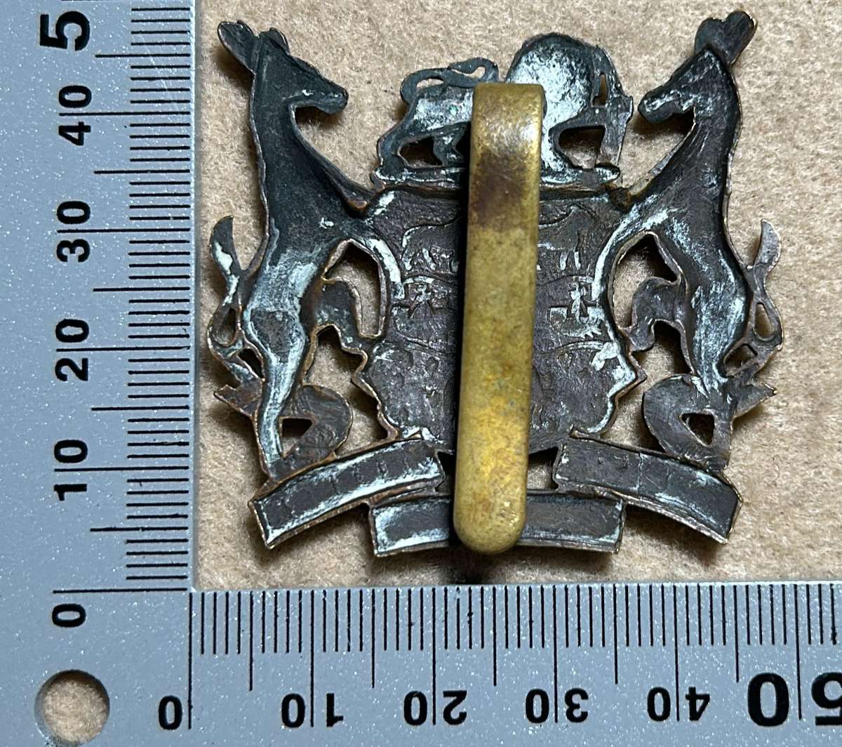 RHODESIA DEFENCE FORCE - HAT BADGE RHODESIAN DEFENCE FORCE - 1920 -23