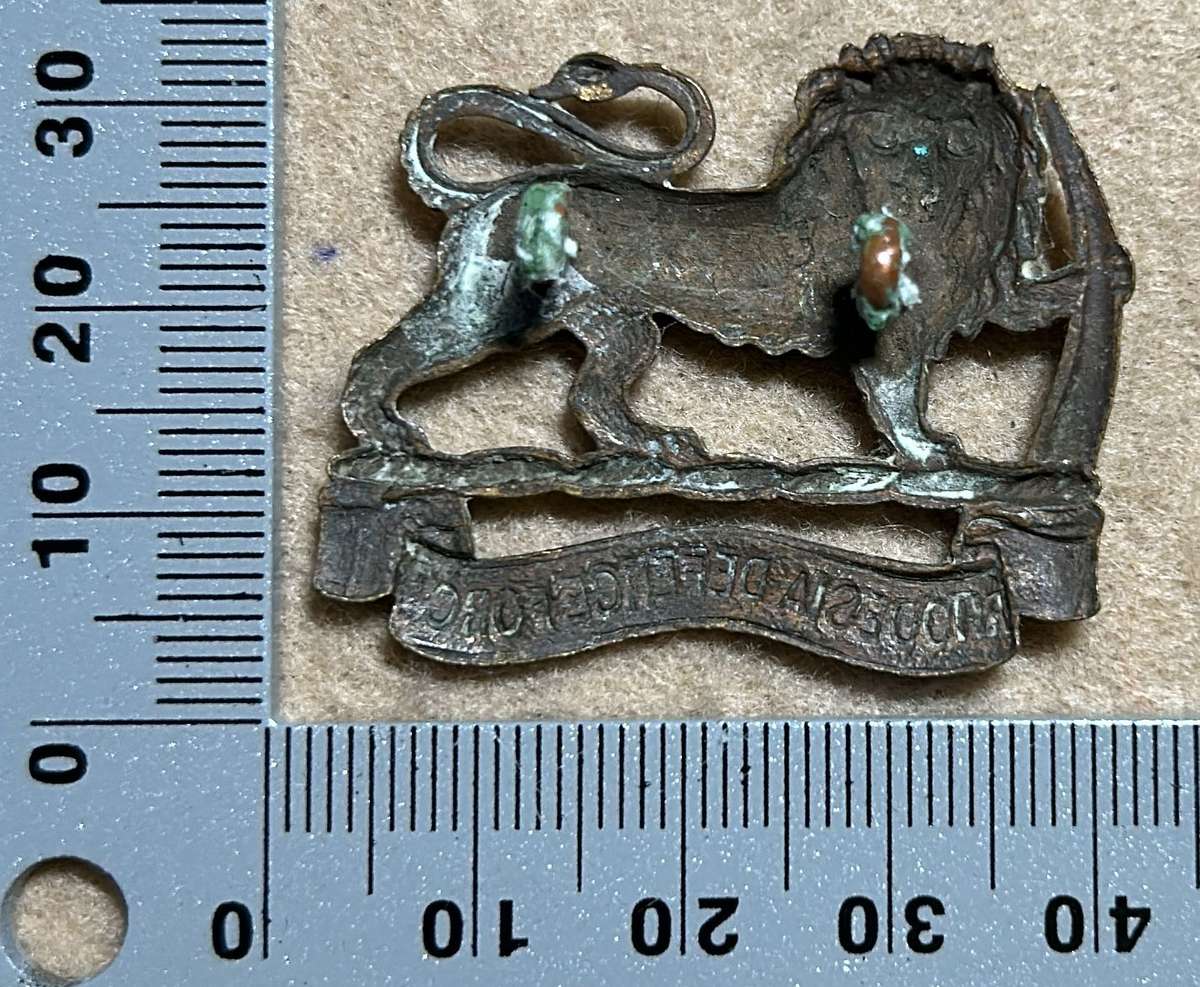 RHODESIA DEFENCE FORCE - COLLAR BADGE - 1918 - 1923