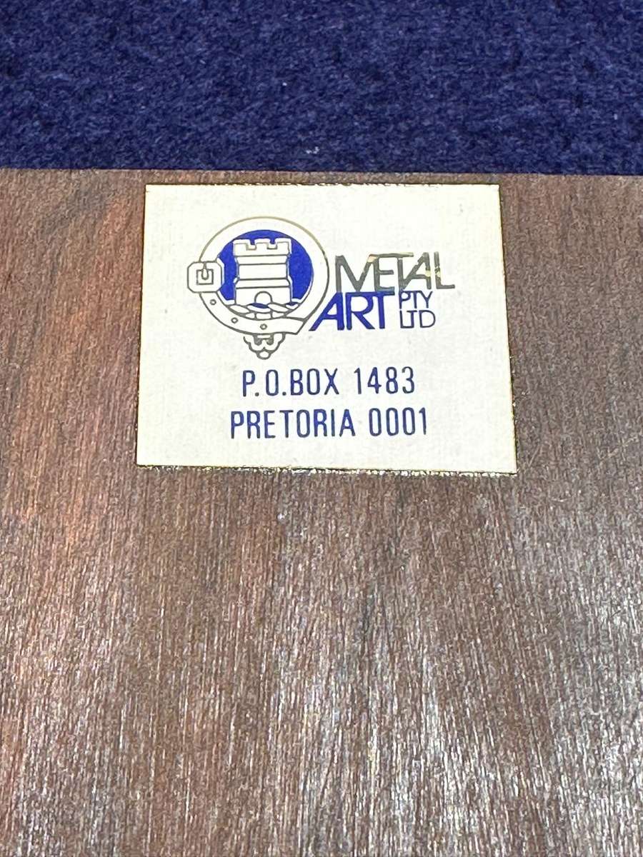 SA ARMY - 201 BN PLAQUE