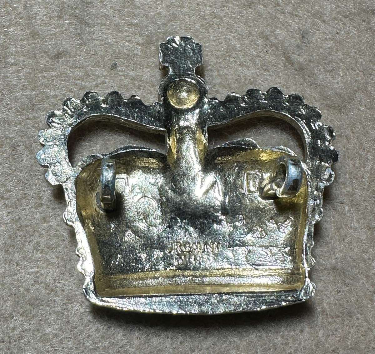 RHODESIA CROWNS AND PIPS - 1 LARGE ANNODISED QC