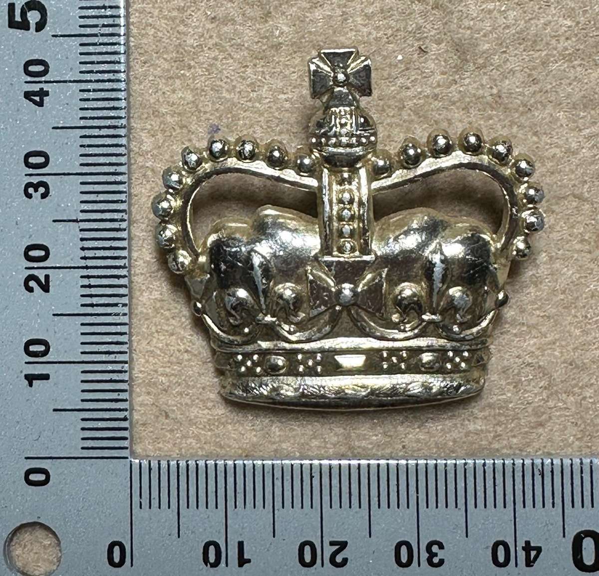 RHODESIA CROWNS AND PIPS - 1 LARGE ANNODISED QC