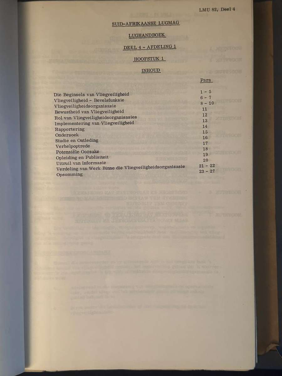 South African Airforce Air Manual - Flight Safety