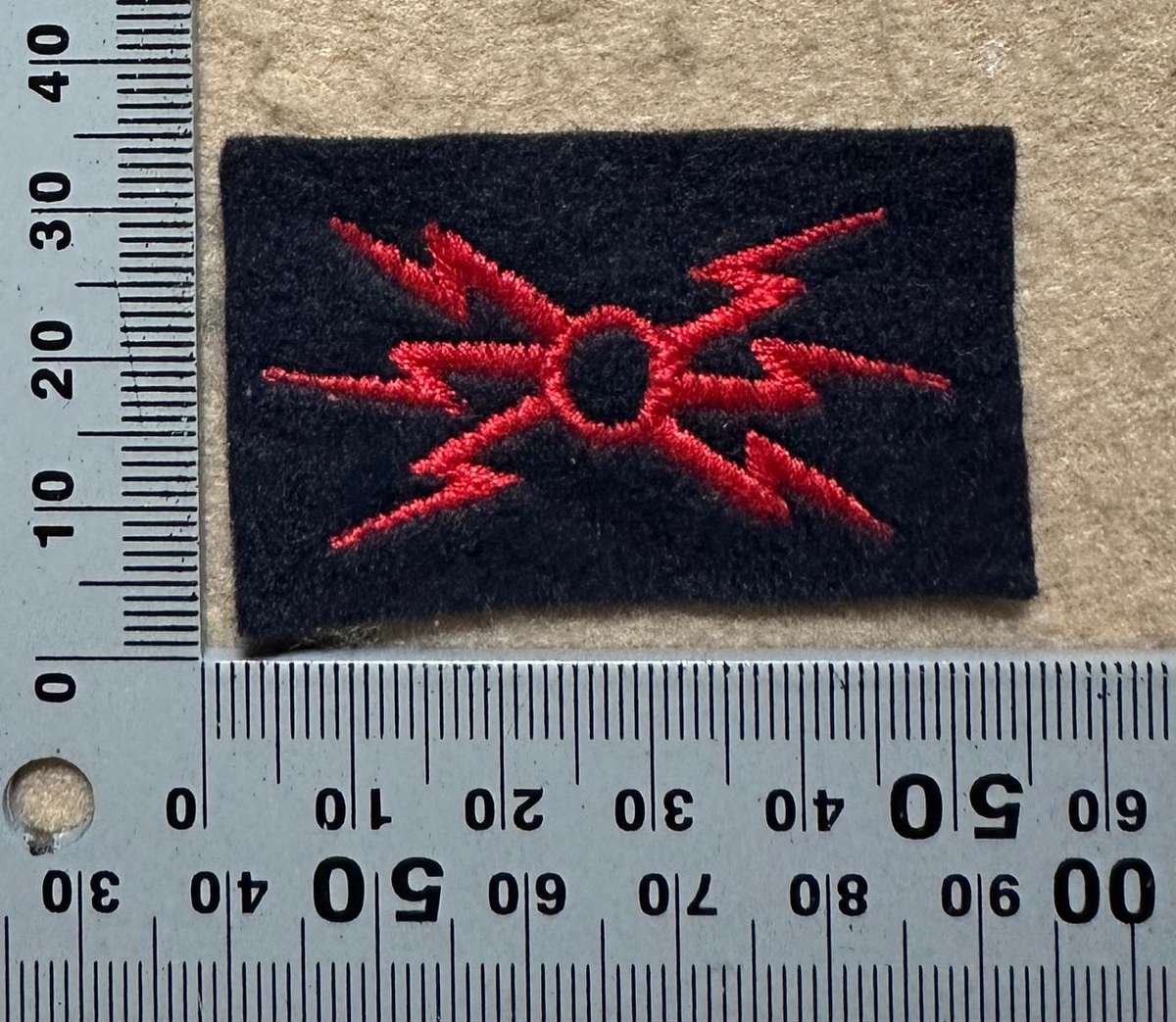 RHODESIA SIGNALS - WIRELESS OPERATORS PATCH WW2 SERVICE DRESS