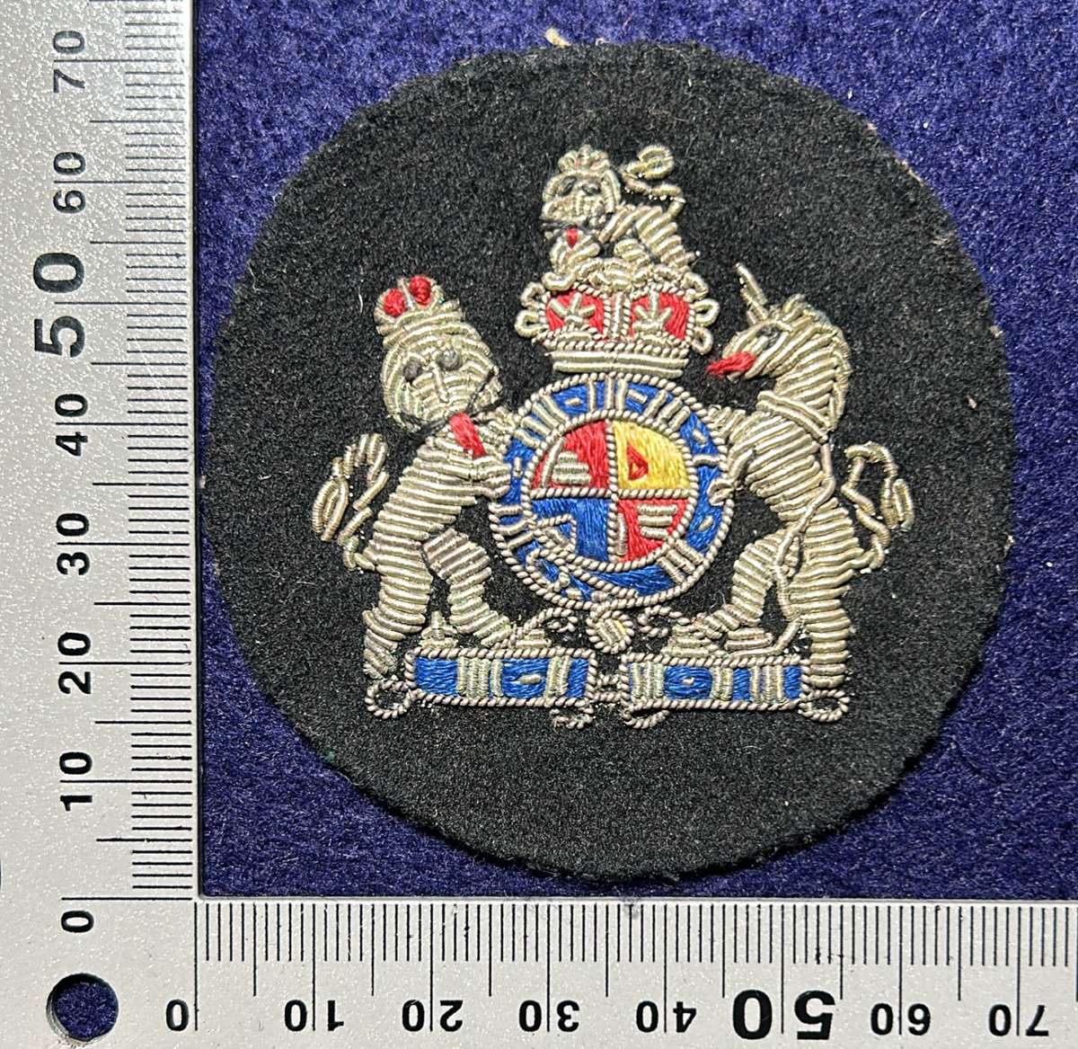 RHODESIA AFRICA RIFLES - 1 WO CLASS II SILVER BULLION RANK QC