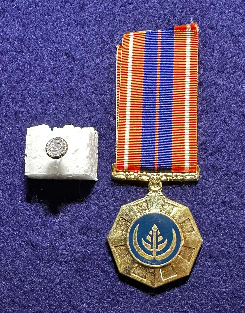 SADF Pro-Patria Medal and Cunene Blazer Pin - Fullsize - No 337313