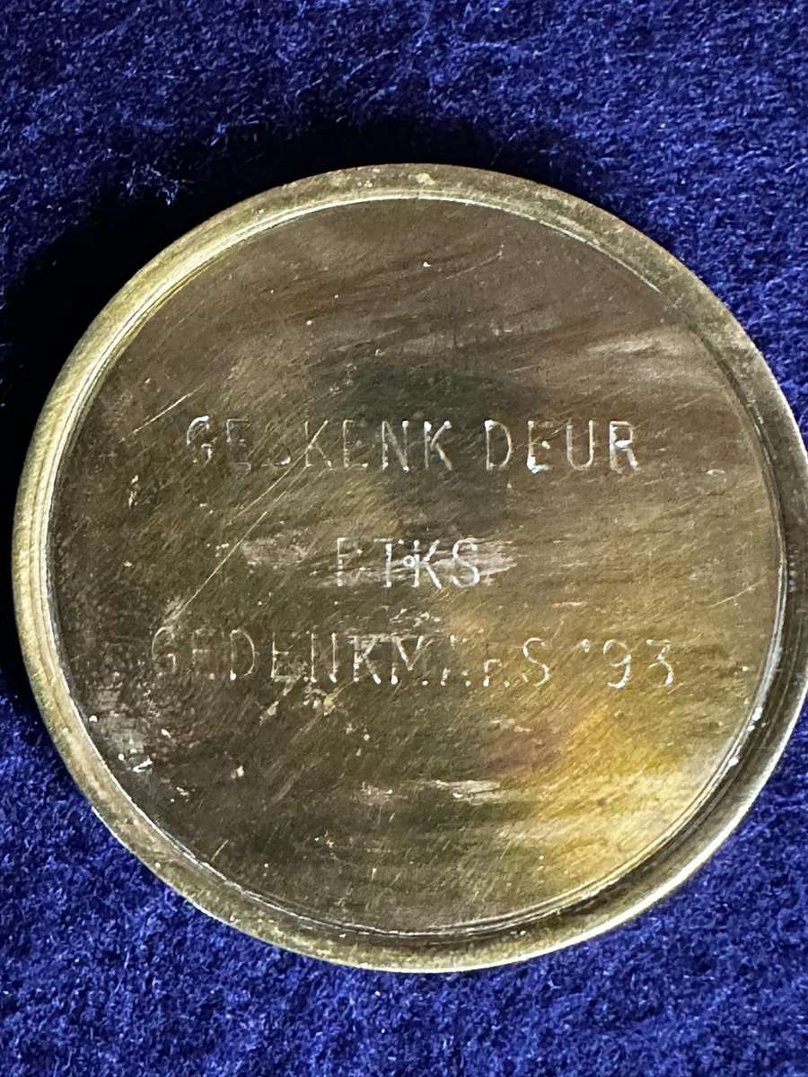 SA Intelligence INLS/DTKS Medallion for 10 Years Service - 1982 to 1992 - (Two Medallions)