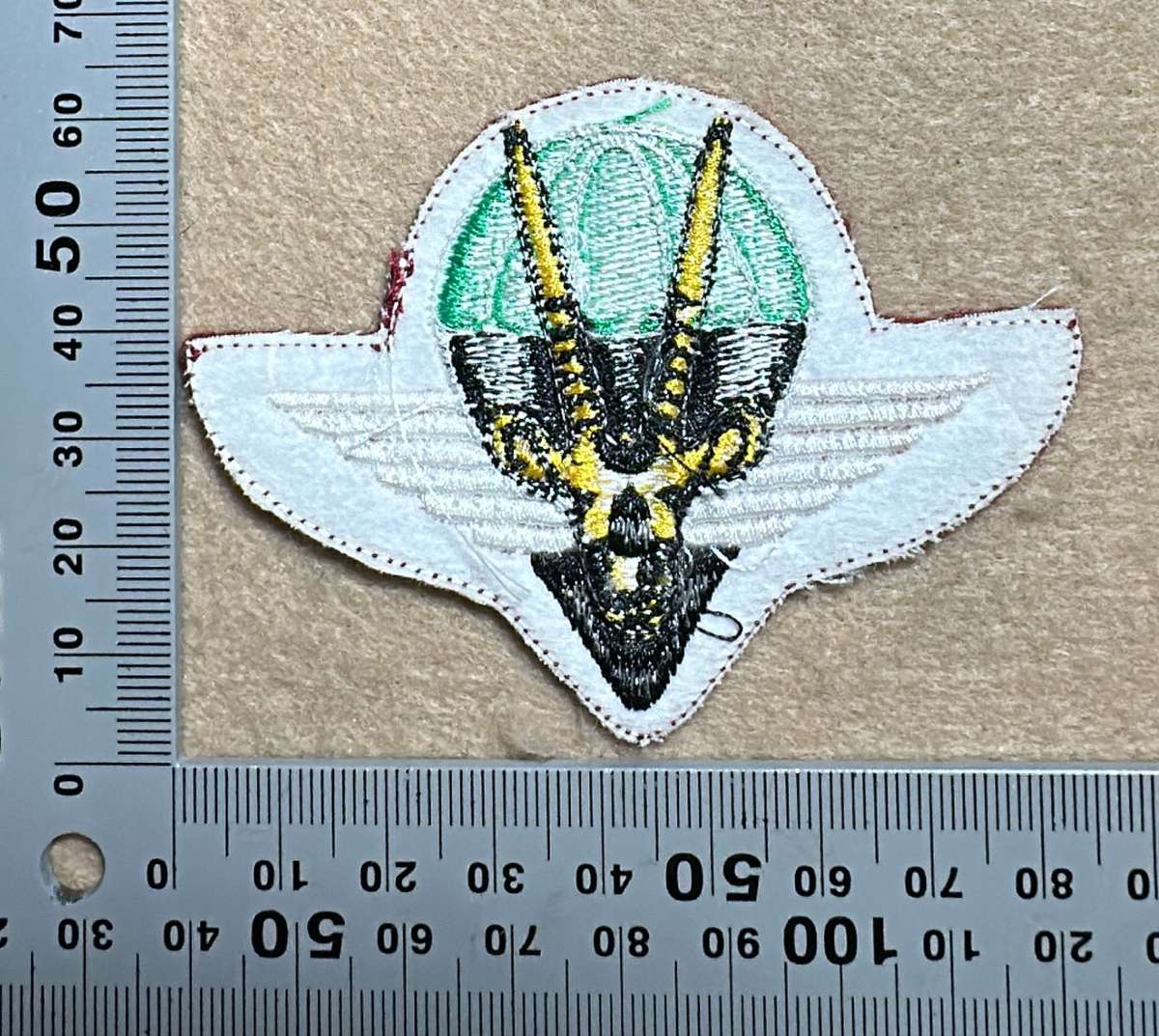 SWA Paratroop embroidered Beret Badge