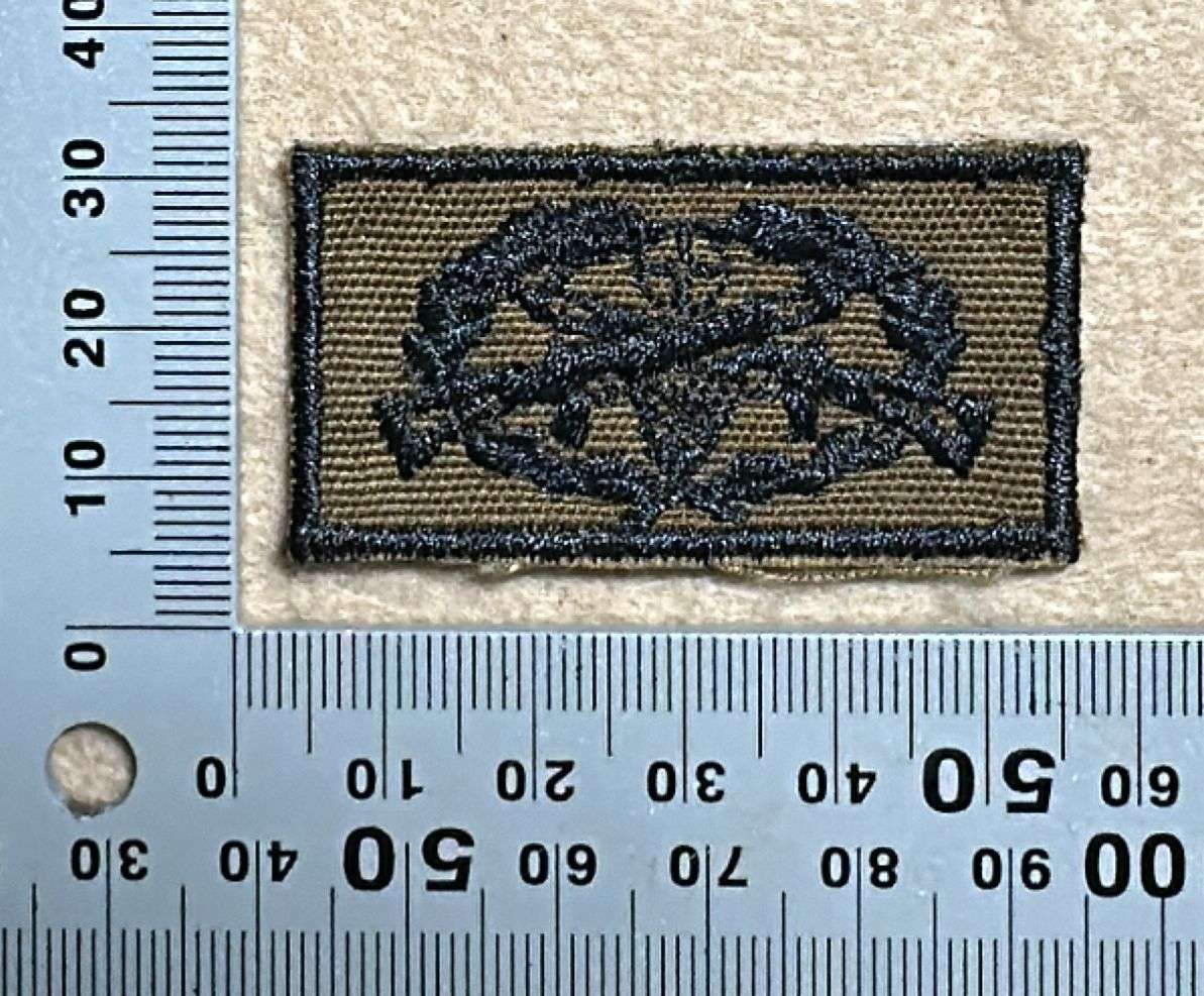 SWA Sniper Qualification Badge embroidered on Nutria