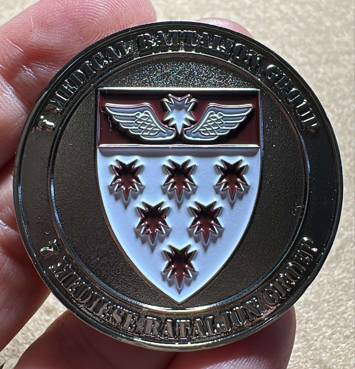 SA ARMY - 7 Medical Battalion - Cycle Qualified OPS Medic Medallion - No 002