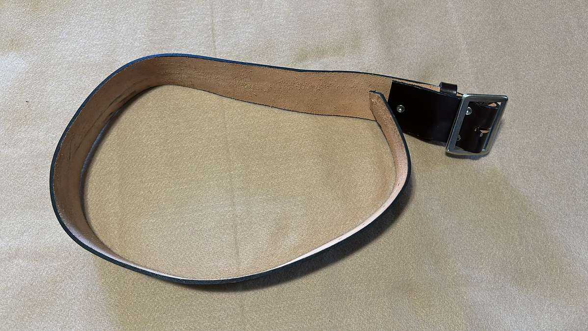 SWATF Infantry Leather Belt with Chrome Buckle