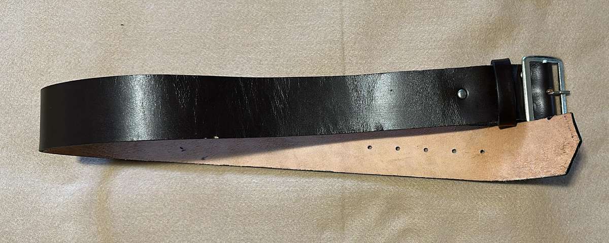 SWATF Infantry Leather Belt with Chrome Buckle