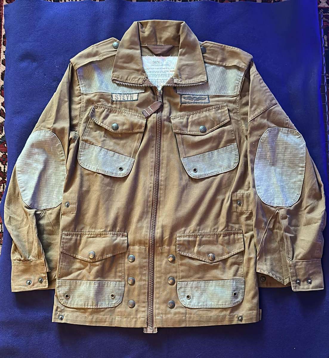 SADF Para Jacket (Slangvel) - Large - 1987 - Named STEYN