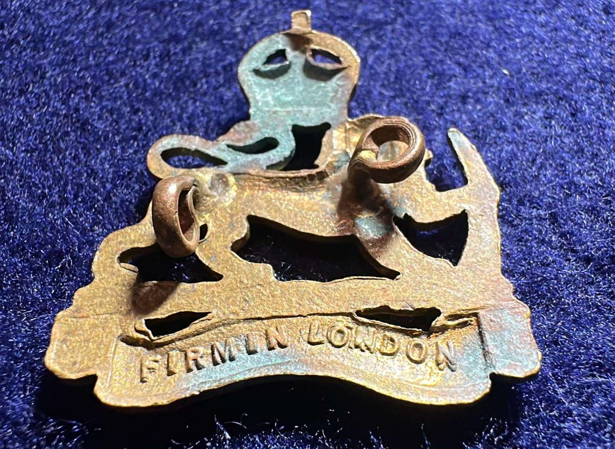 Rhodesian Cap Badge - Staff Corps 1050s - 1953 - FIRMIN LONDON