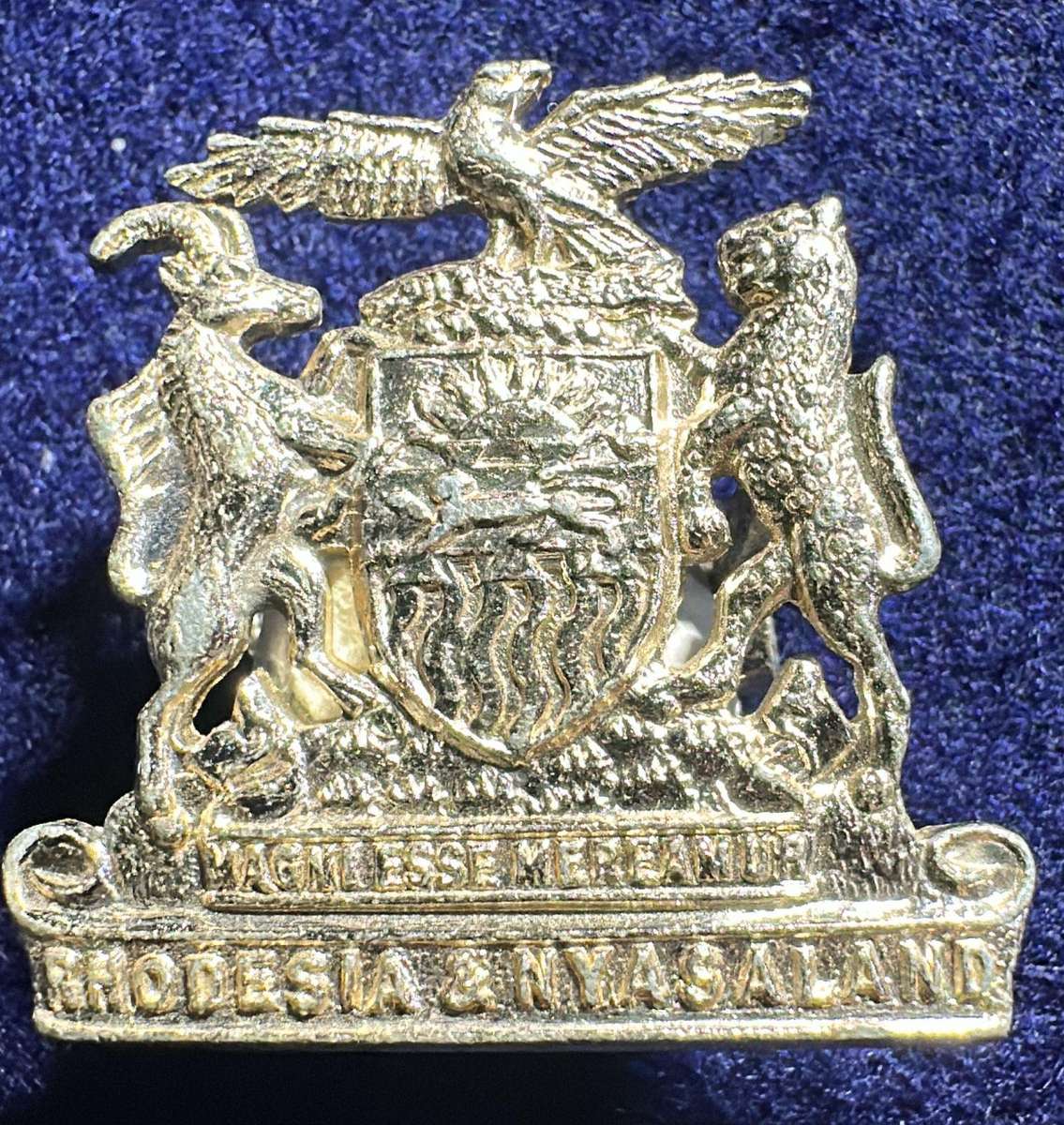 Rhodesia & Nyasaland - INTAF Hat Badge - 1950s