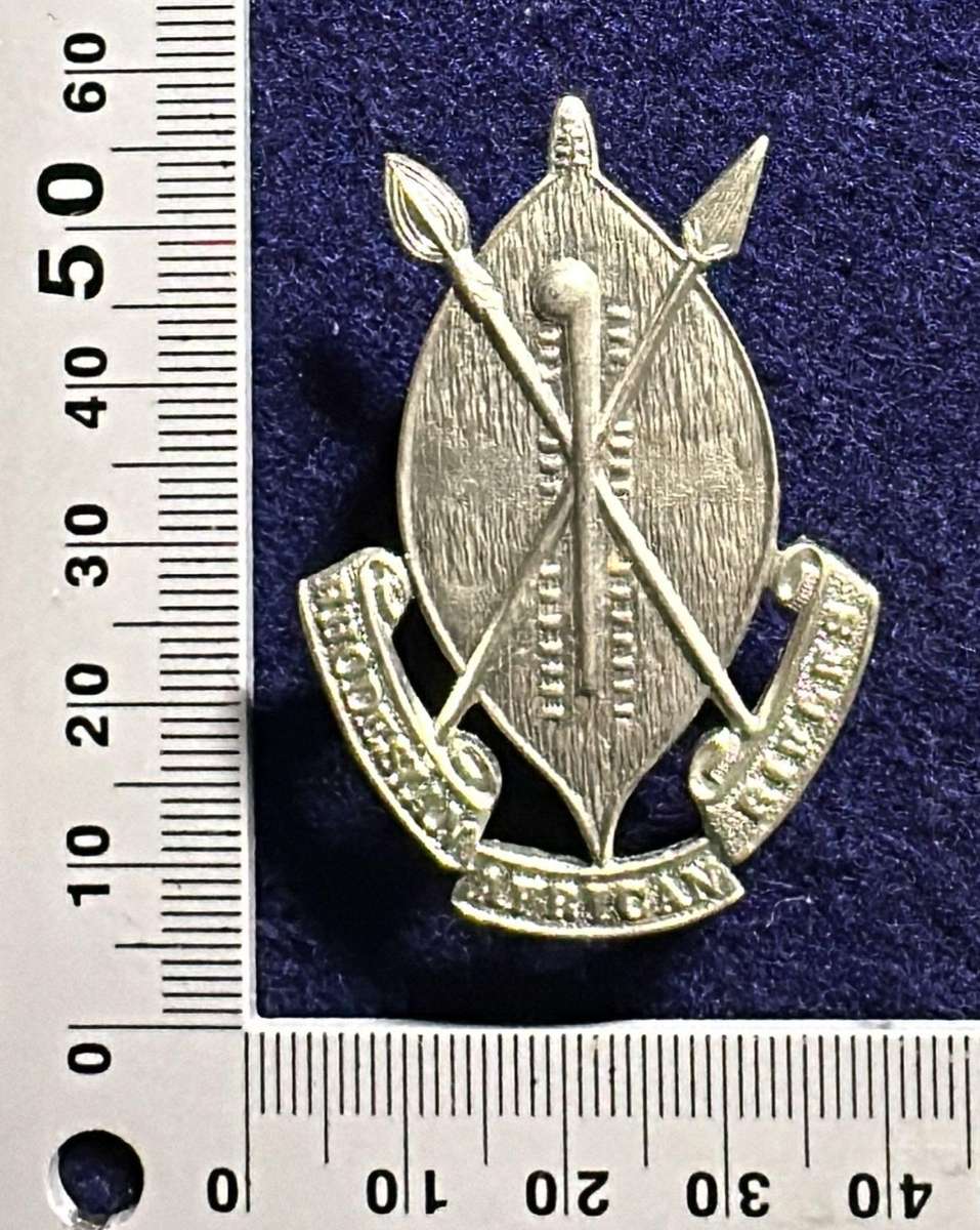 Rhodesia - Rhodesia Africa Rifles - Beret and Slouch Hat badge - FIRMIN LONDON