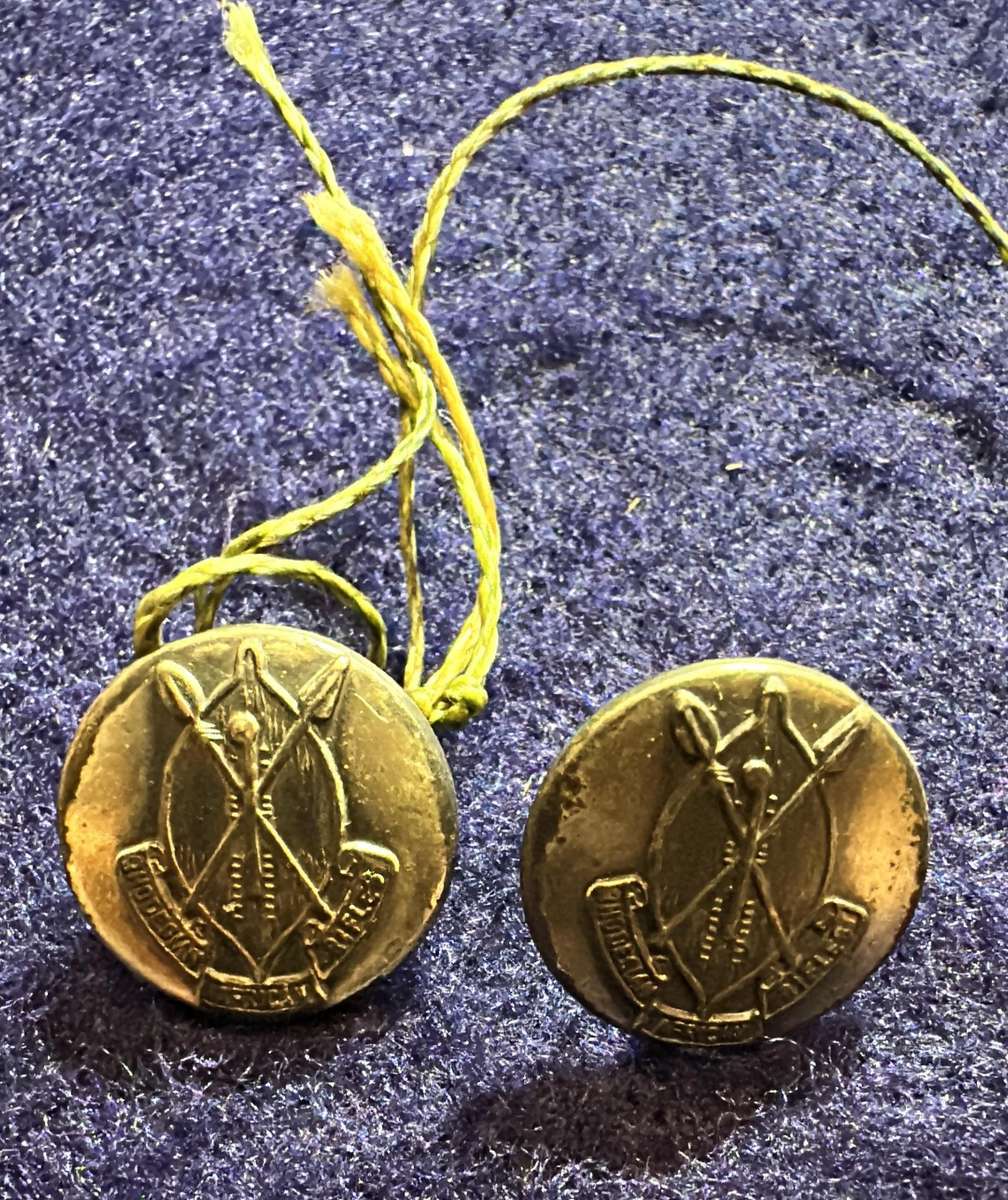 Rhodesian African Rifles Buttons (small) - Lot of 2